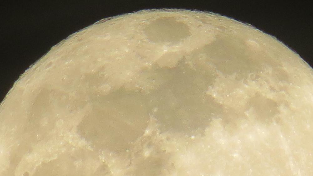 Der Mond 200 fach vergrößert